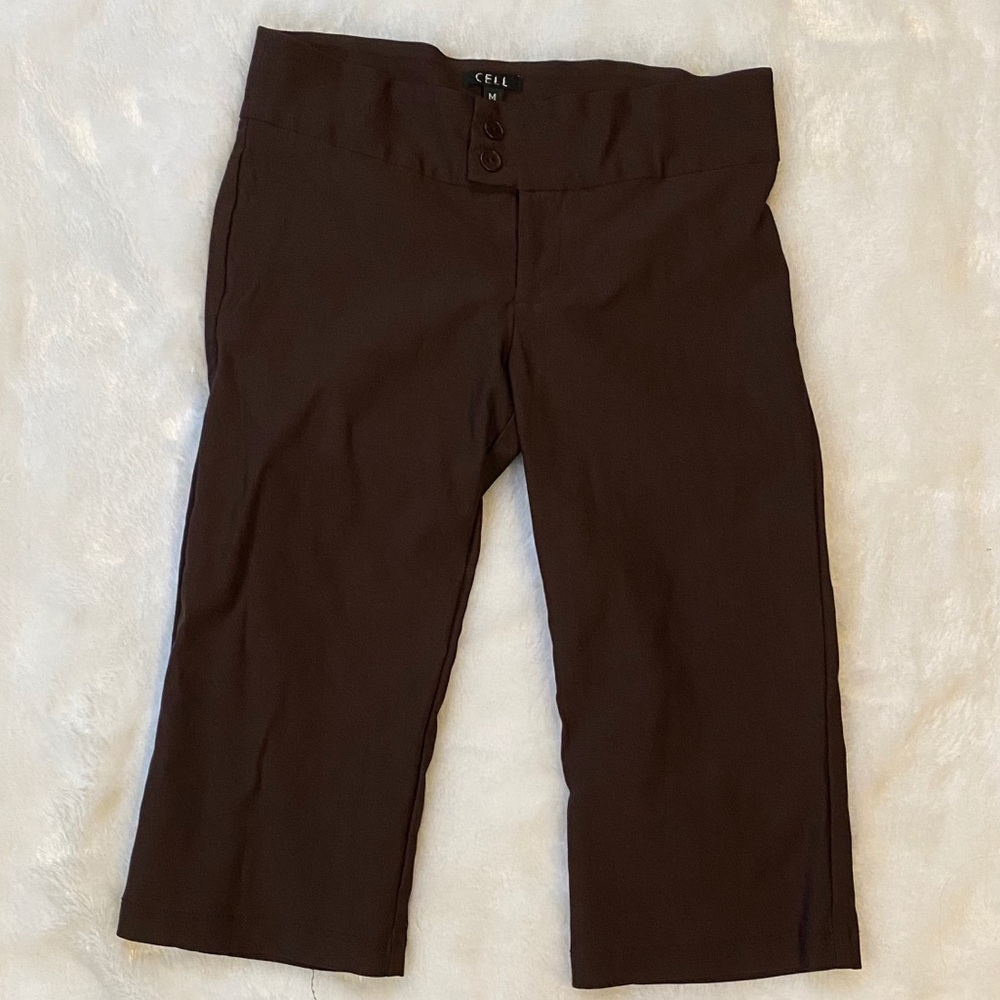 🌟2 FOR $10🌟 brown Capri slacks